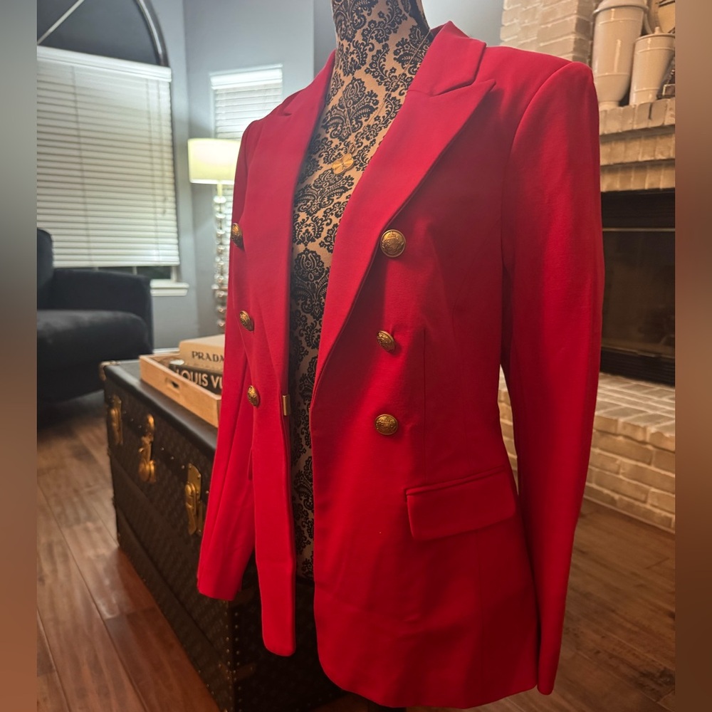 Stretchy flattering Lane Bryant Blazer ♥️ with Gold Buttons